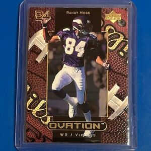 Randy Moss #32 1999 Upper Deck Ovation Football Trading Card
